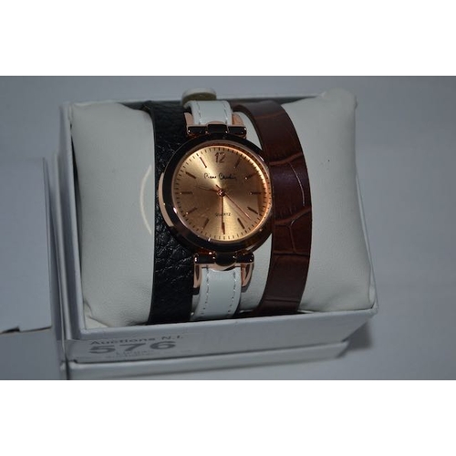 576 - Pierre Cardin Watch with Interchangeable Straps