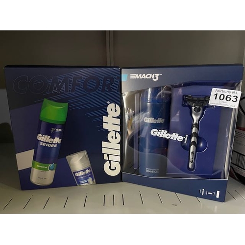 1063 - Gilette Mac 3 + Gilette Gift Sets