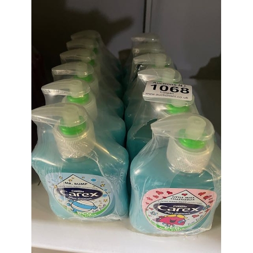 1068 - 2 x 6pk Carex Antibac Handsoap