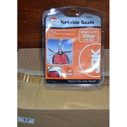 17 - Box Of Approx 12 Portable Luggage Scales