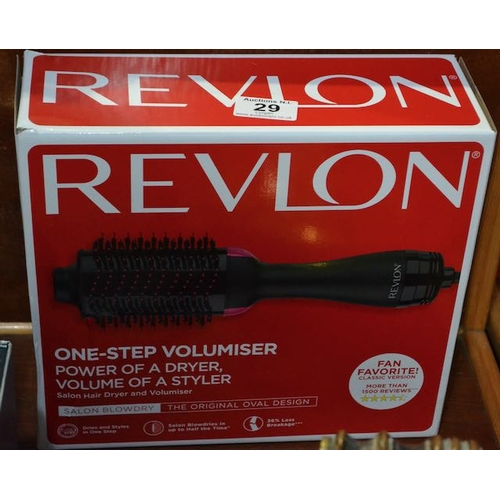 29 - Revlon One Step Volumiser - Box Sealed