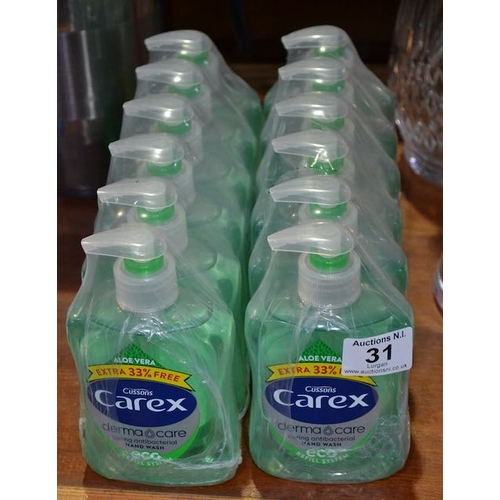 31 - 2 x 6pk Carex Anti Bac Hand Soap