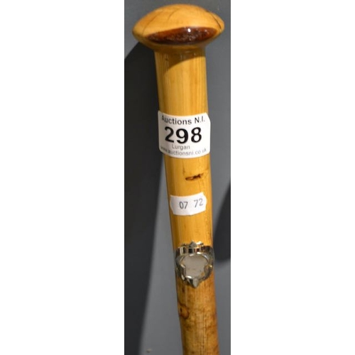 298 - Walking Stick with Crest