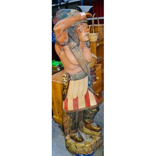 290A - Large Indian Statue Approx 5'3