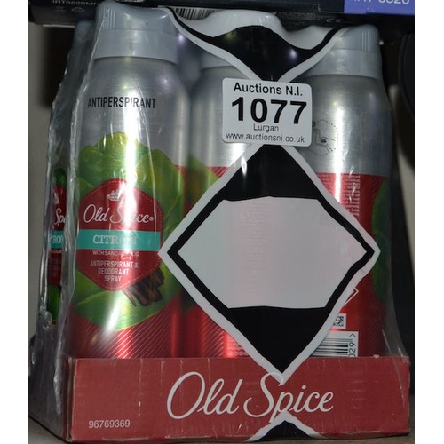 1077 - 6 x Old Spice Citron Antiperspirant