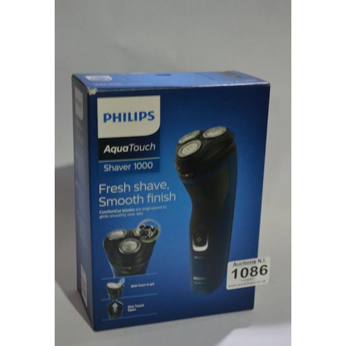 1086 - Phil;ips Series 1000 Aqua Touch Shaver