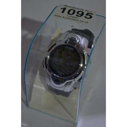 1095 - Boxed Polit Digital Watch