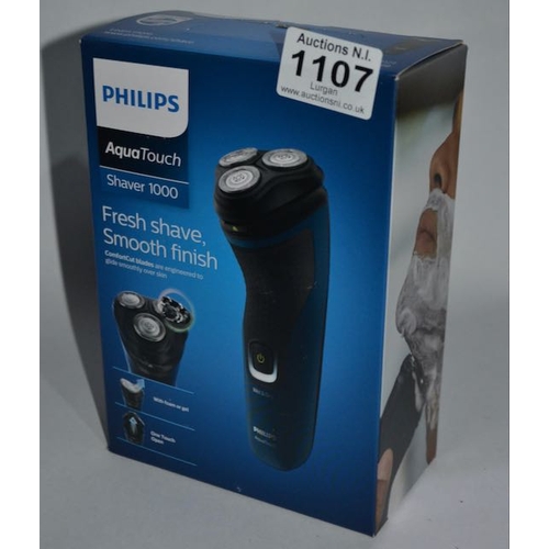 1107 - Phillips Series 1000 Aqua Touch Shaver