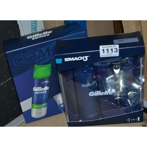 1113 - 2 x Gillette Mach 3 Giftsets