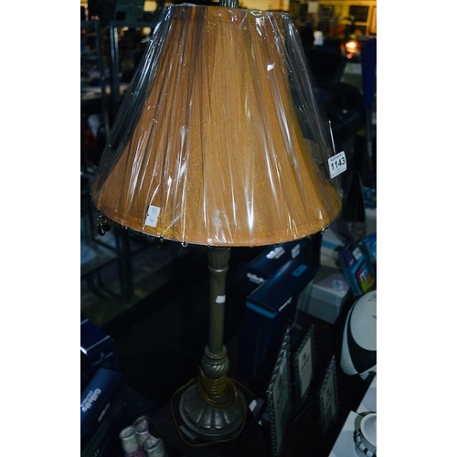 1143 - Tall Homeworks Lamp And Shade With Black Droplets