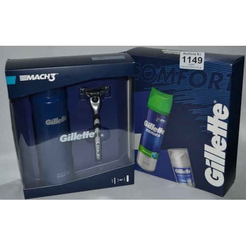 1149 - 2 Gillette Gift Sets Including Mach 3