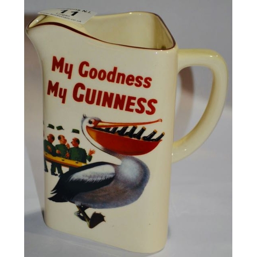 11 - My Goodness My Guinness Zoo Keeper & Pelican Arthur Guinness Official Merchandise Jug