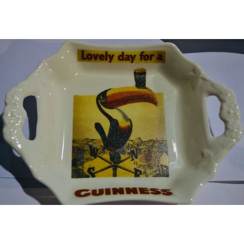 23 - Trio of Guinness Trinket Dishes - Hand Signed Eire - Each 6.5x5