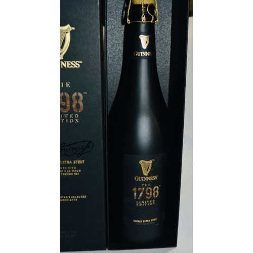 26 - Guinness The 1798 Limited Edition Double Extra Stout 750ml Bottle Presentation