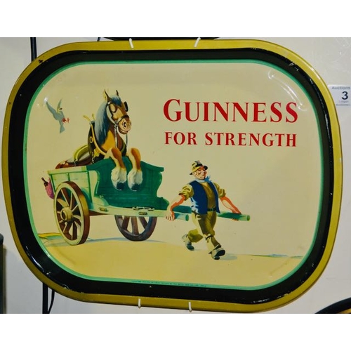 3 - Guinness for Strength Bar Tray Printed in Great Britain by the Metal Box Company GA/WT/880, 1949 - 1... 