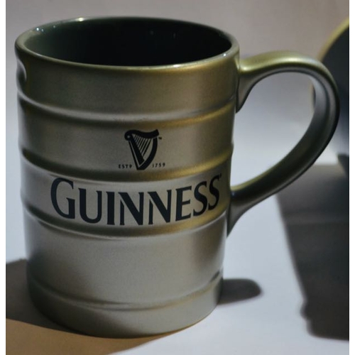 40 - Arthur Guinness Merchandise Large Tankard + 4x Guinness Mugs