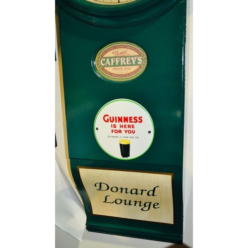 50 - Mountain Brewery Thomas Caffreys Long Case Clock from Donard Lounge - Appx 42x18