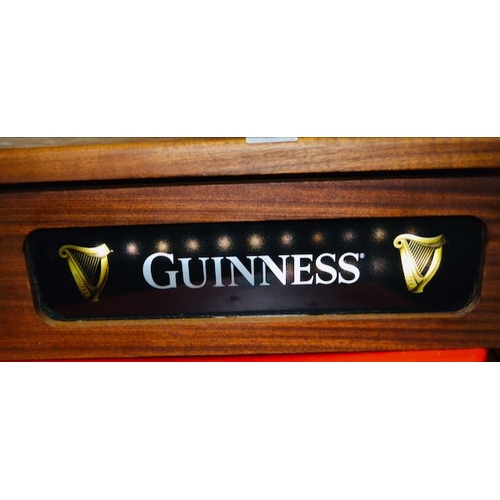 53 - Box Guinness Harp Banner Lamp - Appx 23x8x7