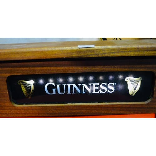 53 - Box Guinness Harp Banner Lamp - Appx 23x8x7