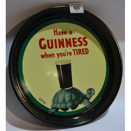 60 - Gilroy Classics 2000 - Have a Guinness When You're Tired Bar Tray