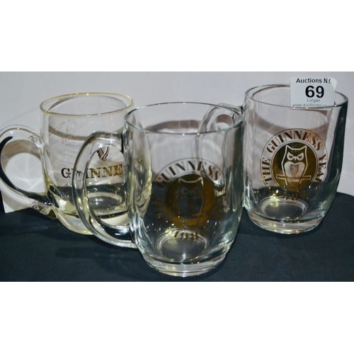 69 - LVNH Change of Keys Half Pint Tankard 1980 x2 + Half Pint Tankard