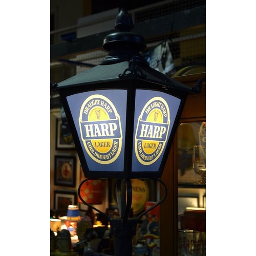 77 - Harp Lager Cast Street Lantern - Appx 7'