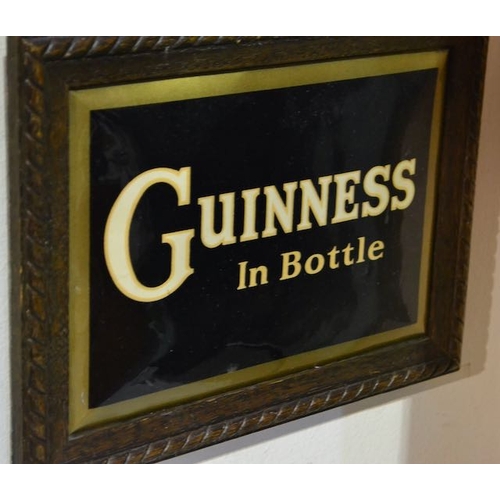 78 - Guinness In Bottle Show Tablet - Framed