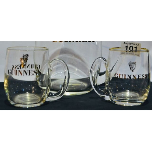 101 - Waterford Guinness Half Pint Tankard x2