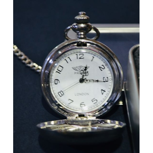 119 - Prince London Guinness Draught Pocket Watch on Chain + Reflex Guinness Pint Pocket Watch on Chain in... 