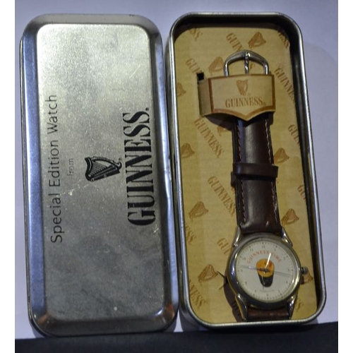 120 - Special Edition Watch from Guinness - Guinness Time - on Brown Leather Strap in Tin