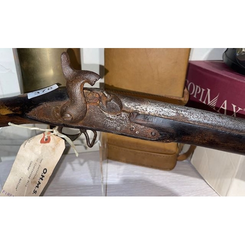 378 - Brown Bess Musket For Restoration - Late 1700's - Converted To Precussion