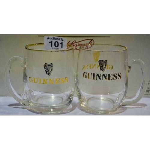 101 - Waterford Guinness Half Pint Tankard x2