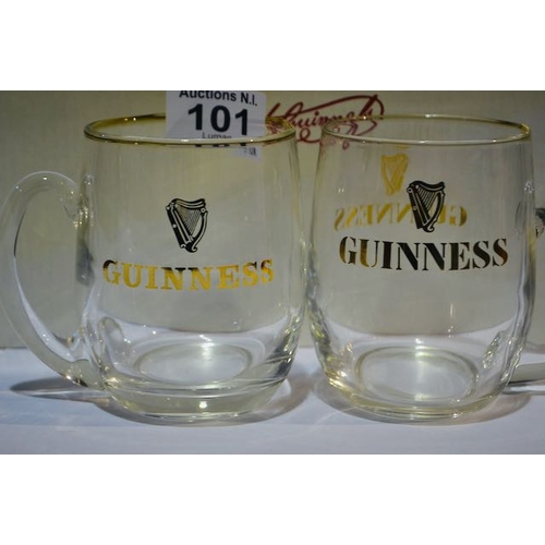 101 - Waterford Guinness Half Pint Tankard x2