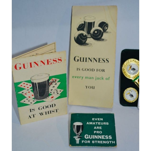 141 - Guinness Golf Tees, Guinness Golf Lawn Markers + 2 Guinness Score Cards