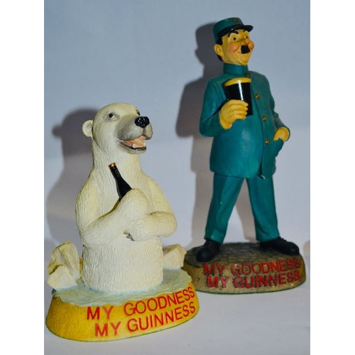 142 - Guinness Official Merchandise Gilroy Reproduction Zoo Keeper, Polar Bear, Toucan + Tortoise