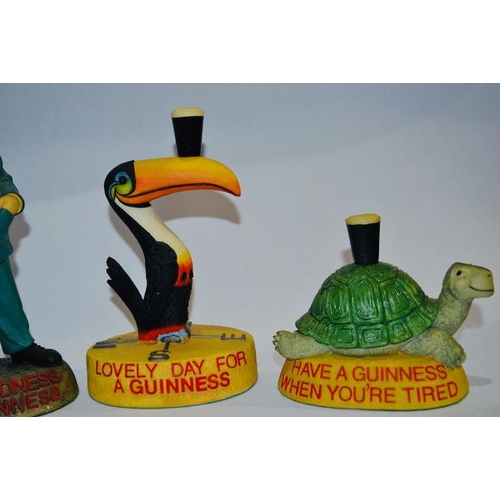 142 - Guinness Official Merchandise Gilroy Reproduction Zoo Keeper, Polar Bear, Toucan + Tortoise