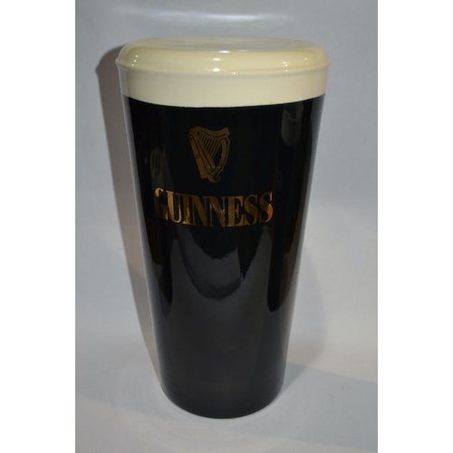 143 - Guinness UDV Pint Money Box, Guinness & Co Contemporary Pint Coffee Pot (No Lid) + Large Ceramic Gui... 