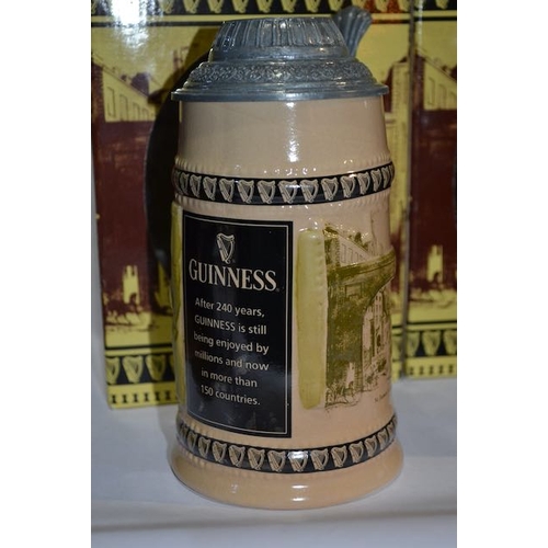 156 - Guinness Collectables Limited Edition Beerstein Trio - Each Boxed