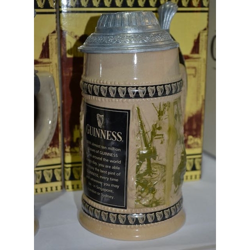 156 - Guinness Collectables Limited Edition Beerstein Trio - Each Boxed