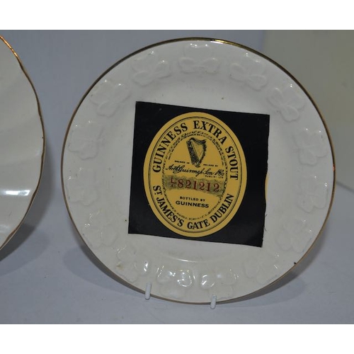 157 - Made in Shannon Ireland Guinness Stout Collectable Plate Trio