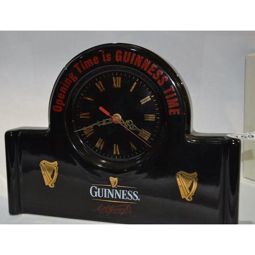 159 - Guinness Official Merchandise by Diamond Print Ceramics Clock