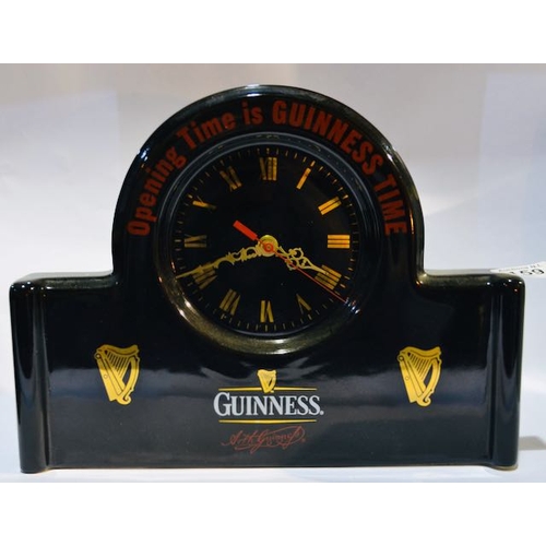 159 - Guinness Official Merchandise by Diamond Print Ceramics Clock