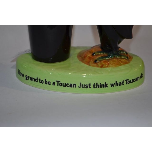 168 - Carlton Ware for Arthur Guinness Toucan with Pint - 'How Grand to be a Toucan' GA 2151