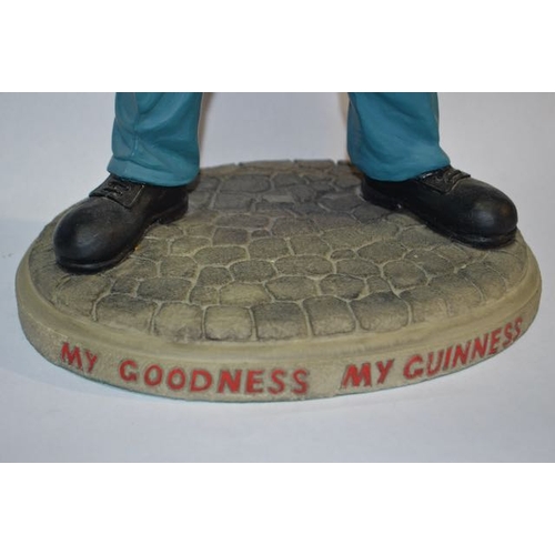 175 - Guinness Official Merchandise Gilroy Reproduction Heavy Zoo Keeper Statue - Appx 16x9