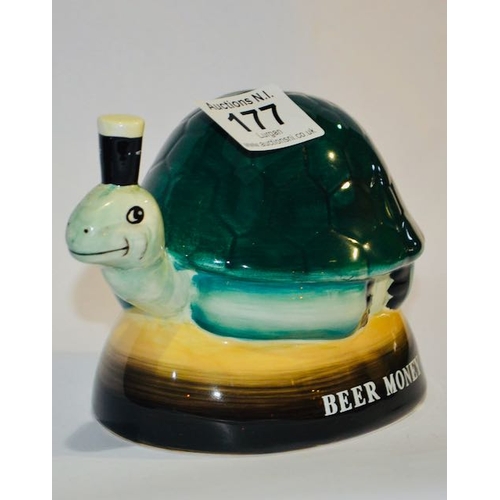 177 - Guinness & Co Tortoise Beer Money Box - Appx 6x4