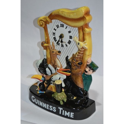 191 - Guinness & Co 250th Anniversary Guinness Clock Ltd Ed 174 of 350 with Matching Badge - Boxed with Ce... 