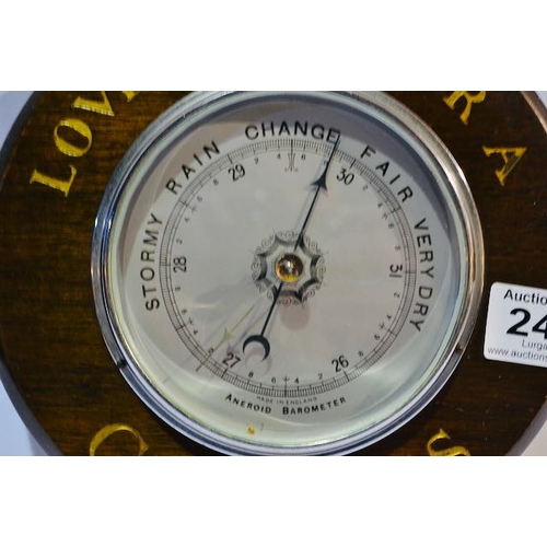 241 - Lovely Day for a Guinness Android Barometer c1960