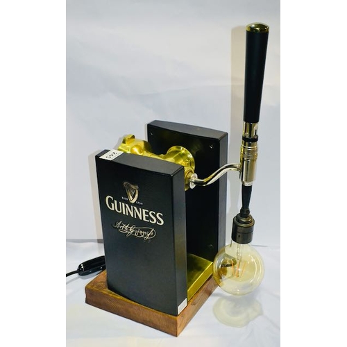 245 - Guinness Beer Tap Lamp - 13x9