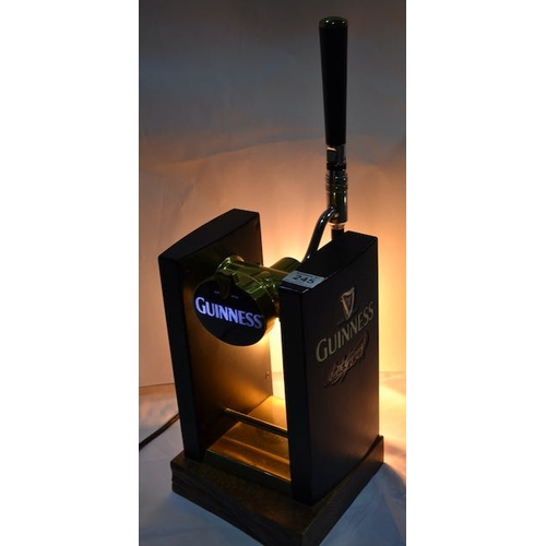 245 - Guinness Beer Tap Lamp - 13x9