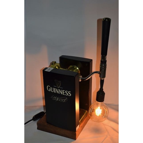 245 - Guinness Beer Tap Lamp - 13x9